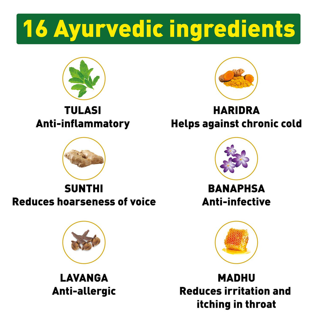 Zandu Ayurvedic Cough Non Drowsy Liquid Syrup