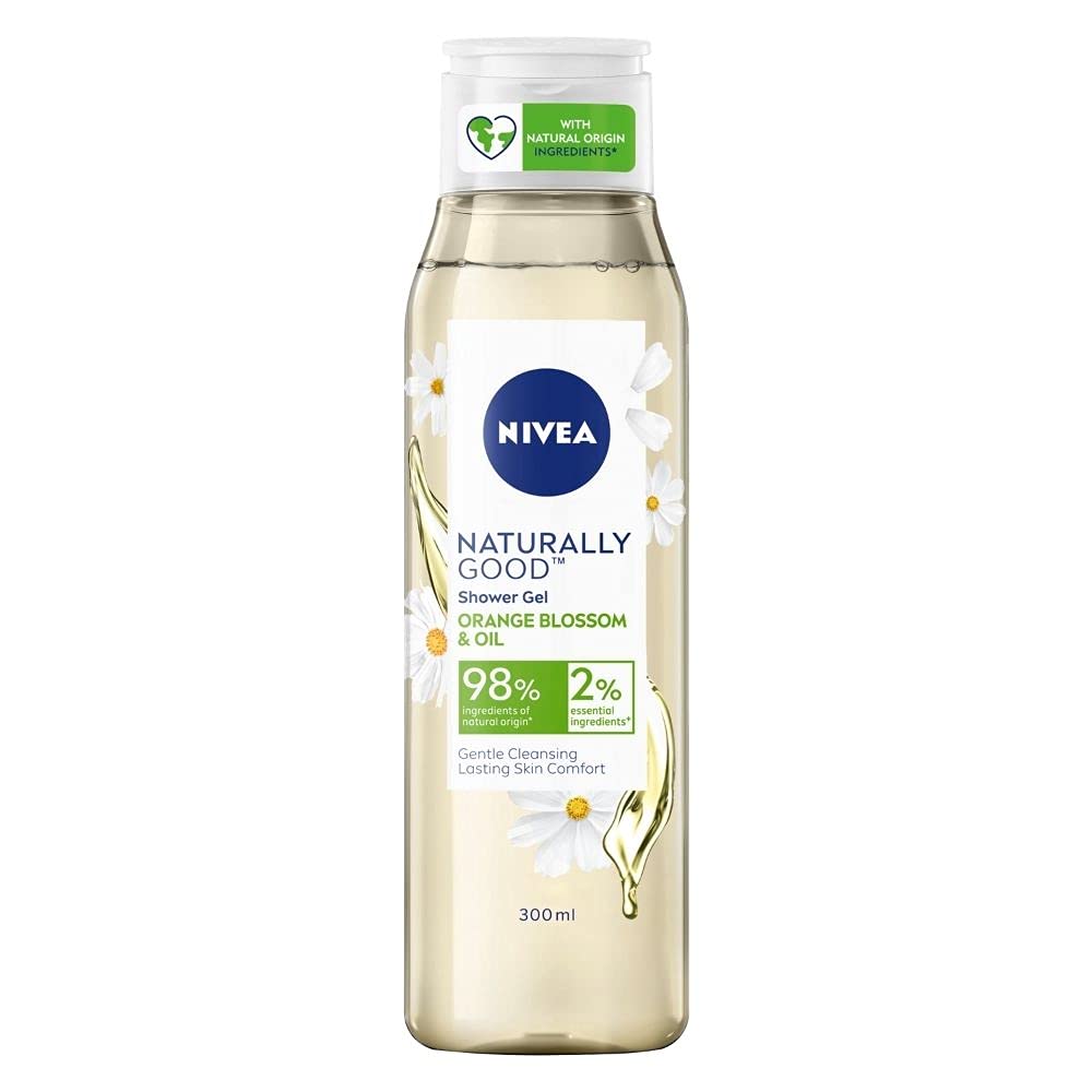 Nivea Naturally Good Plum Blossom Oil Body Shower Gel 300 ml