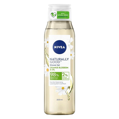 Nivea Naturally Good Plum Blossom Oil Body Shower Gel 300 ml