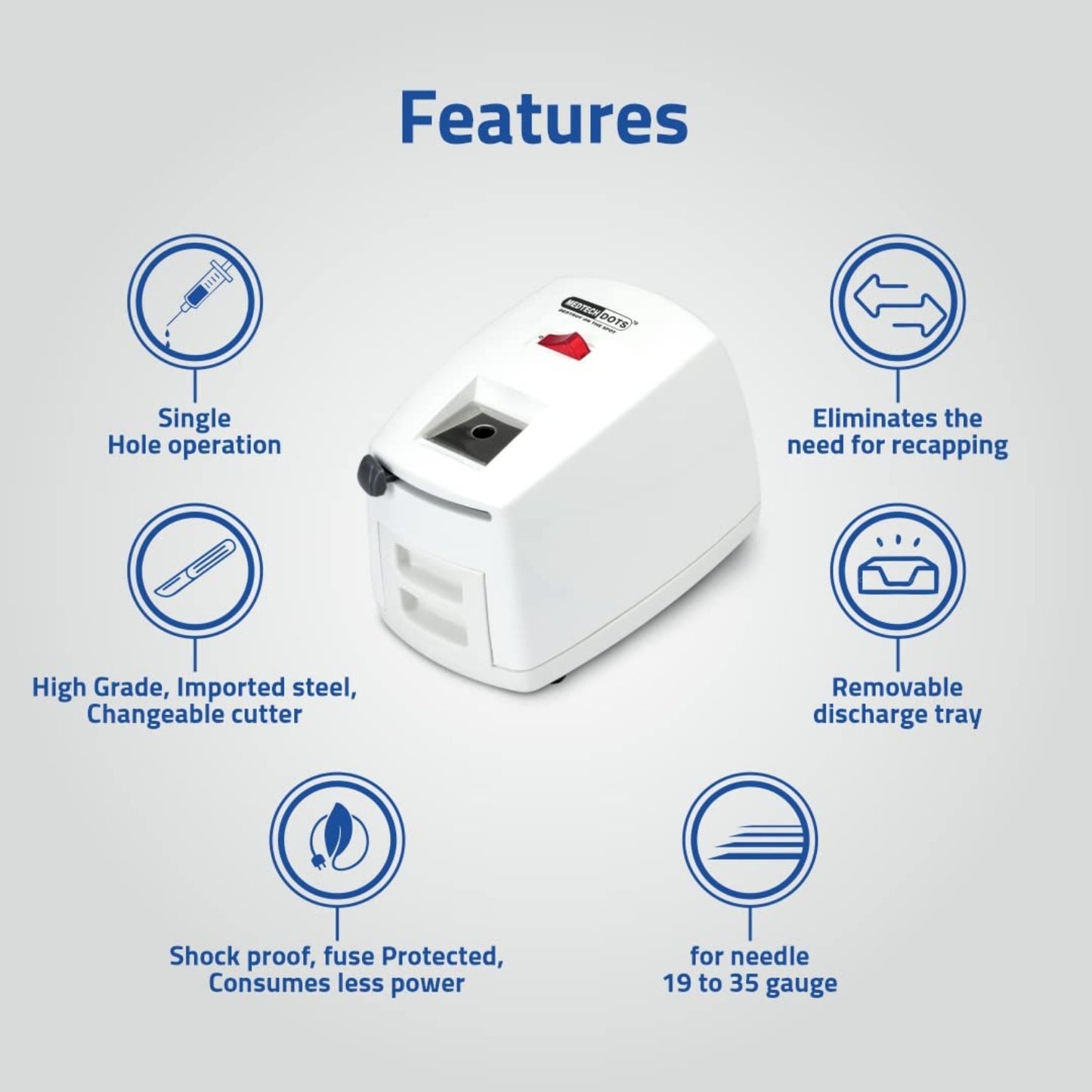 Medtech Needle Burner & Syringe Destroyer