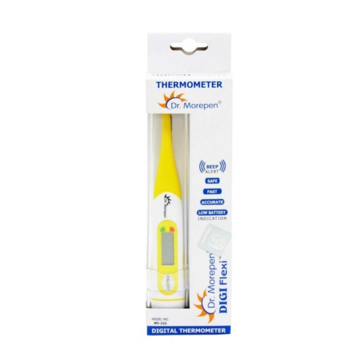 Dr. Morepen MT-222 Digitales Thermometer (mehrfarbig)
