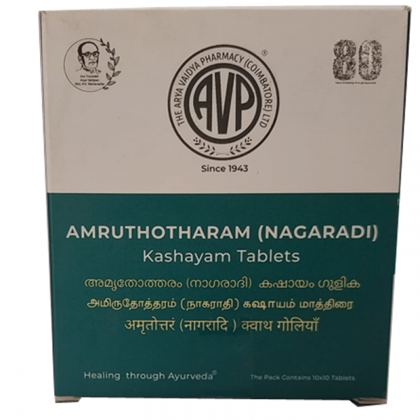 AVP Ayurvedic Amruthotharam (Nagaradi) Kashayam Tablets