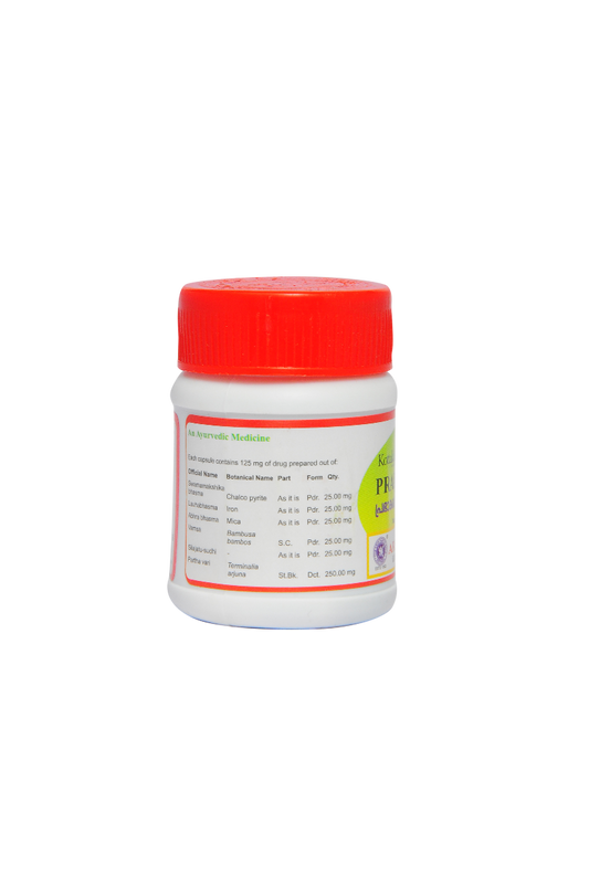 Kottakkal Ayurvedic Prabhakaravati 125mg 30 Capsules