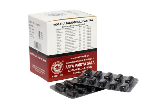 Kottakkal Ayurvedic Yogaraja Gulgulu Vatika 100 Tablets