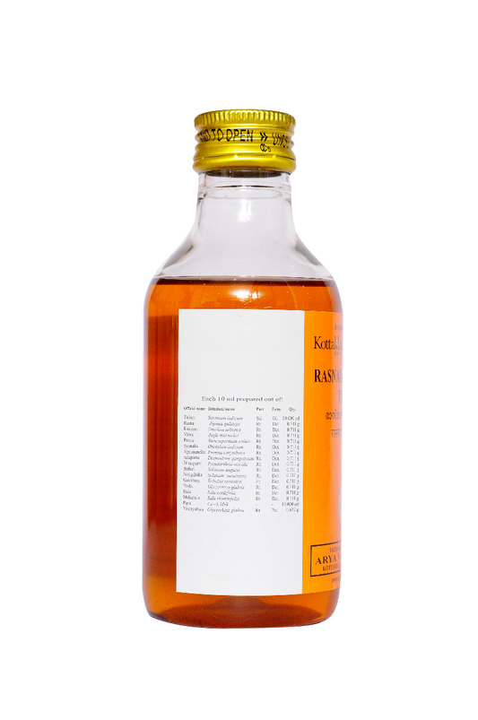 Kottakkal Ayurvedic Rasnadasamooladi Tailam Oil 200ml