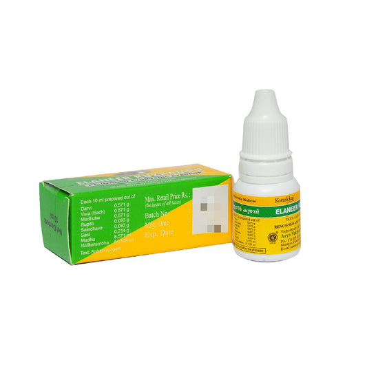 2 X Kottakkal Ayurvedic Elaneer Kuzhampu Drops 10ml