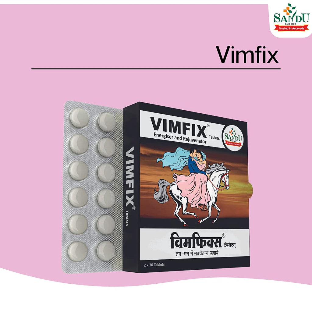 Sandu Ayurvedic Vimfix Energiser & Rejuvenator Tablets