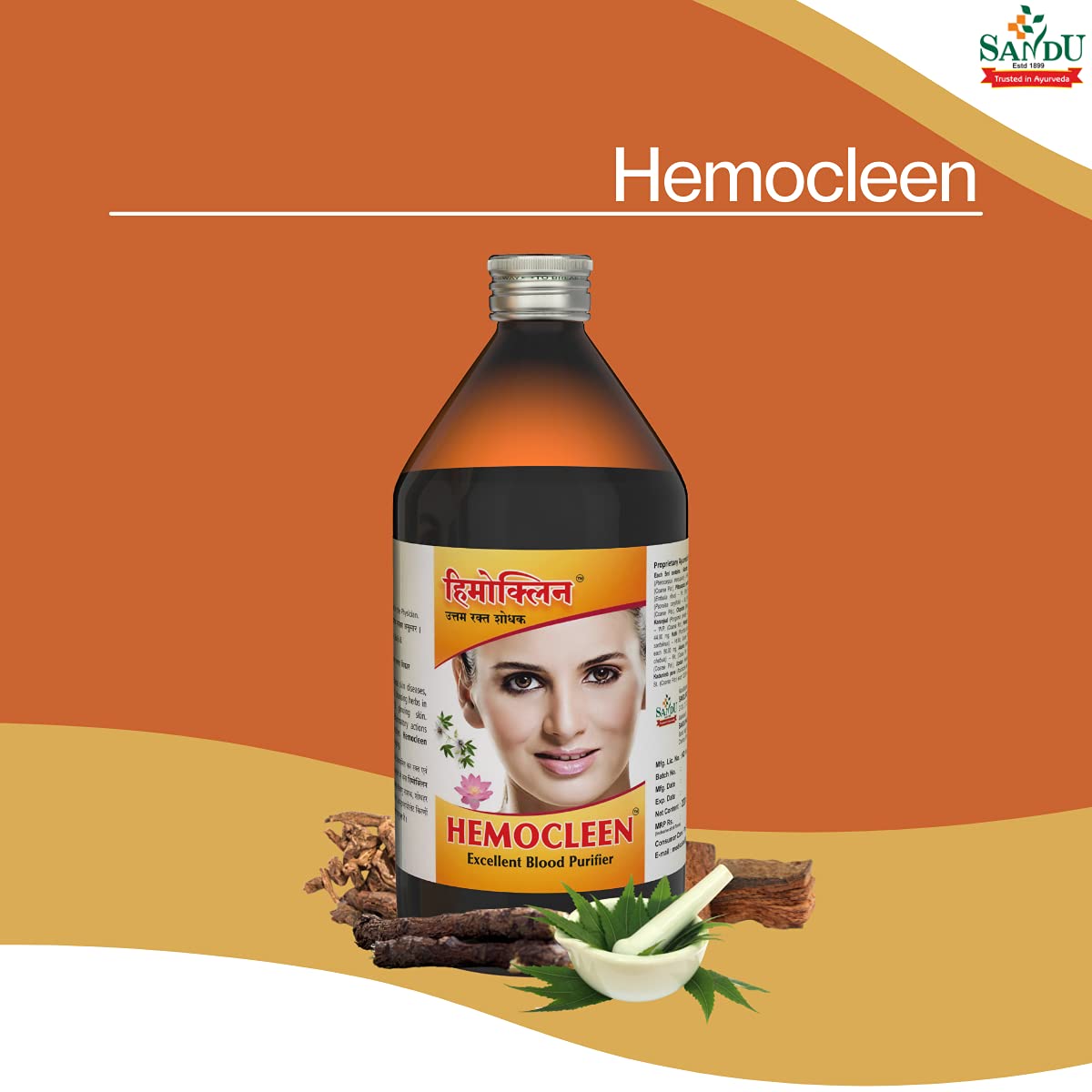 Sandu Ayurvedic Hemocleen Excellent Blood Purifier Liquid
