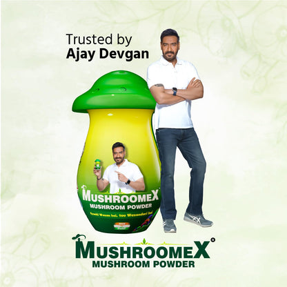 Mushroomex Ayurvedisches Pilzpulver zur Gewichtszunahme, 100 g