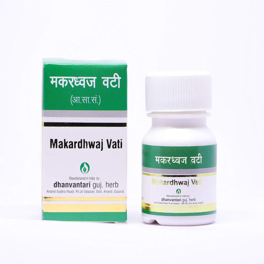 Dhanvantari Ayurvedic Makardhwaj Vati Useful as an Aphrodisiac Tablet