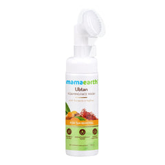 Mamaearth Ubtan Foaming Face Wash with Turmeric and Saffron for Tan Removal 150ml