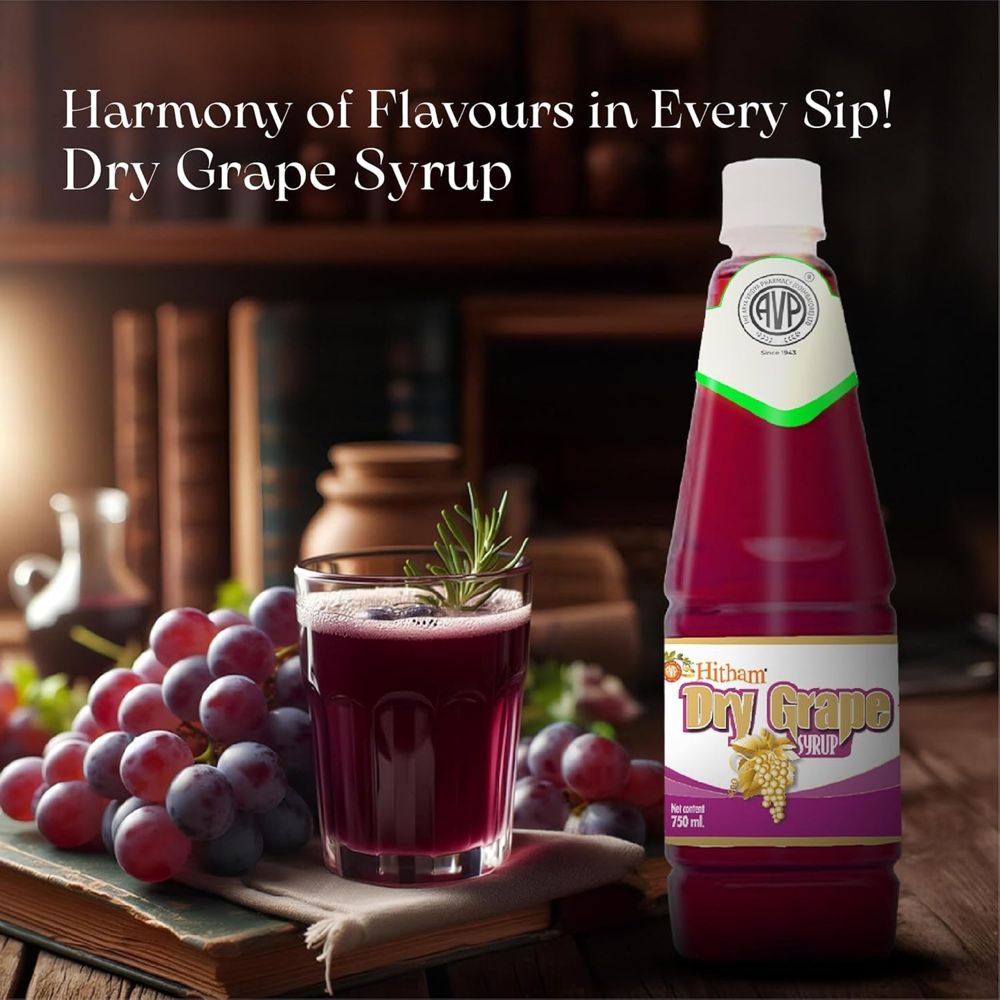 AVP Ayurvedic Grape Syrup 750ml