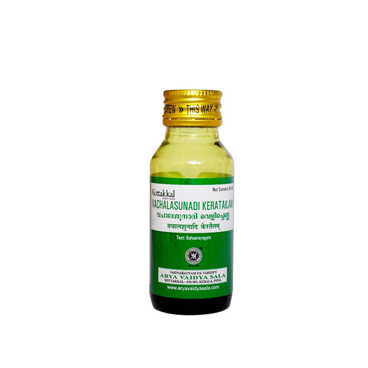 Kottakkal Ayurvedic Vachalasunadi kera Tailam Oil 50ml