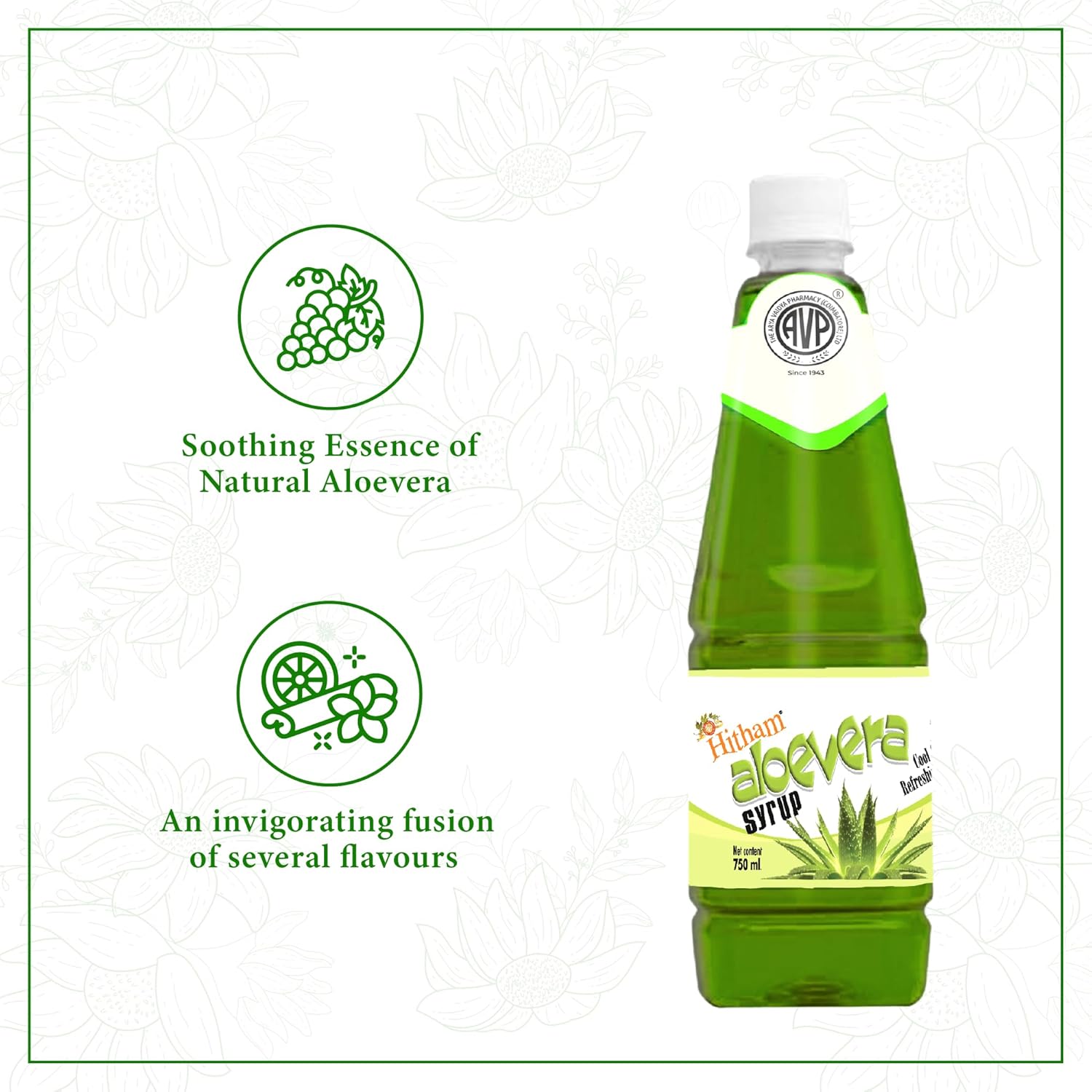 AVP Ayurvedic Aloe Vera Syrup 750ml