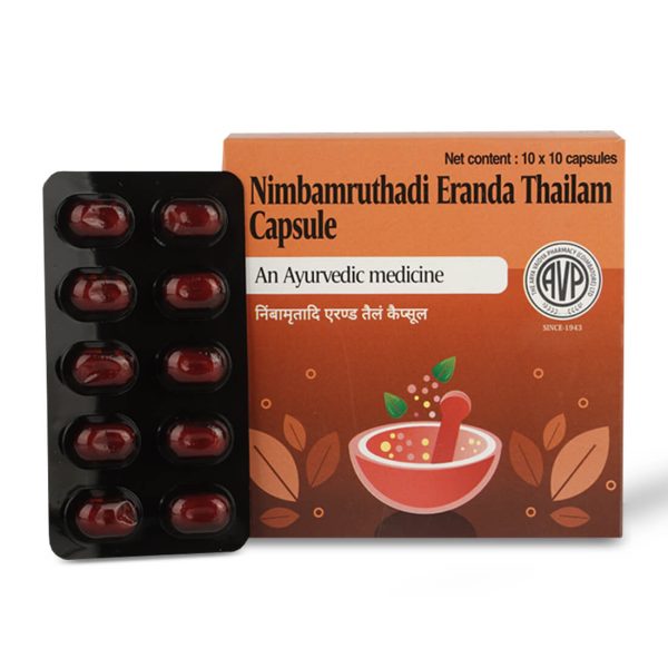 AVP Ayurvedic Nimbamruthadi Eranda Thailam Capsules