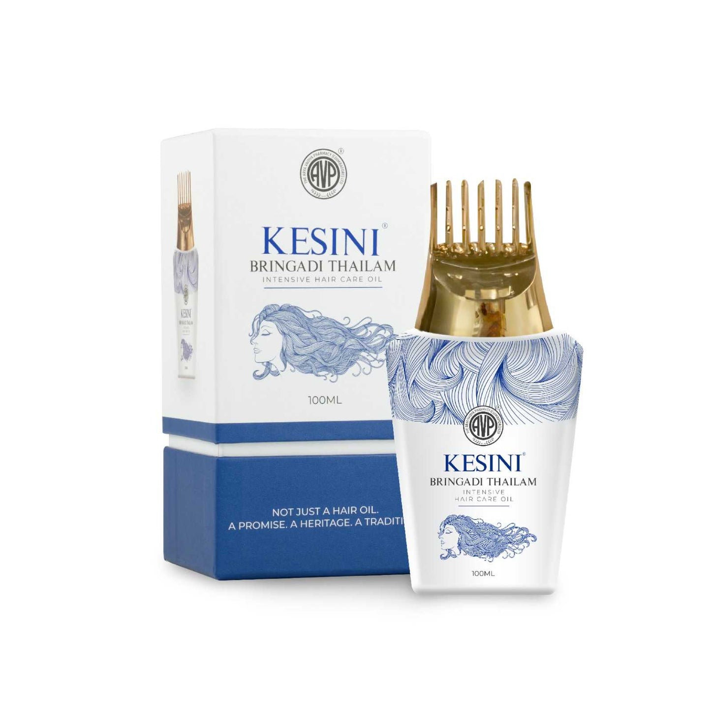 AVP Ayurvedic Kesini Bringadi Hair Thailam Oil