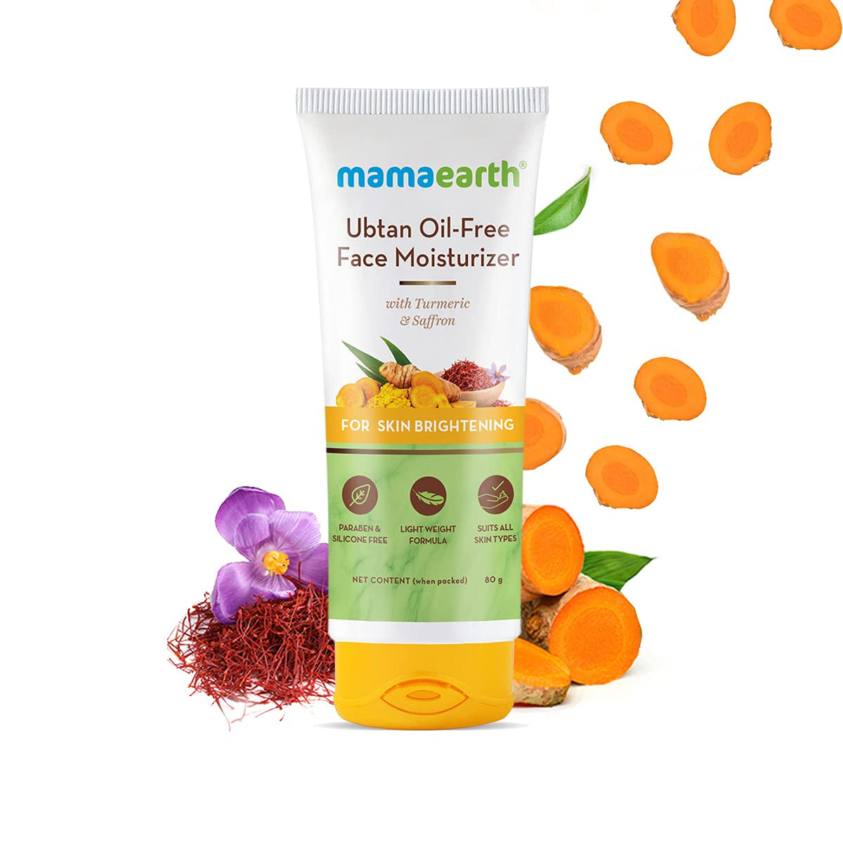 Mamaearth Ubtan Oil Free Face Moisturizer for Skin Brightening