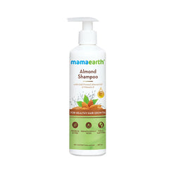 Mamaearth Almond Shampoo with Cold Pressed Almond Oil and Vitamin E for Healthy Hair Growth 250ml