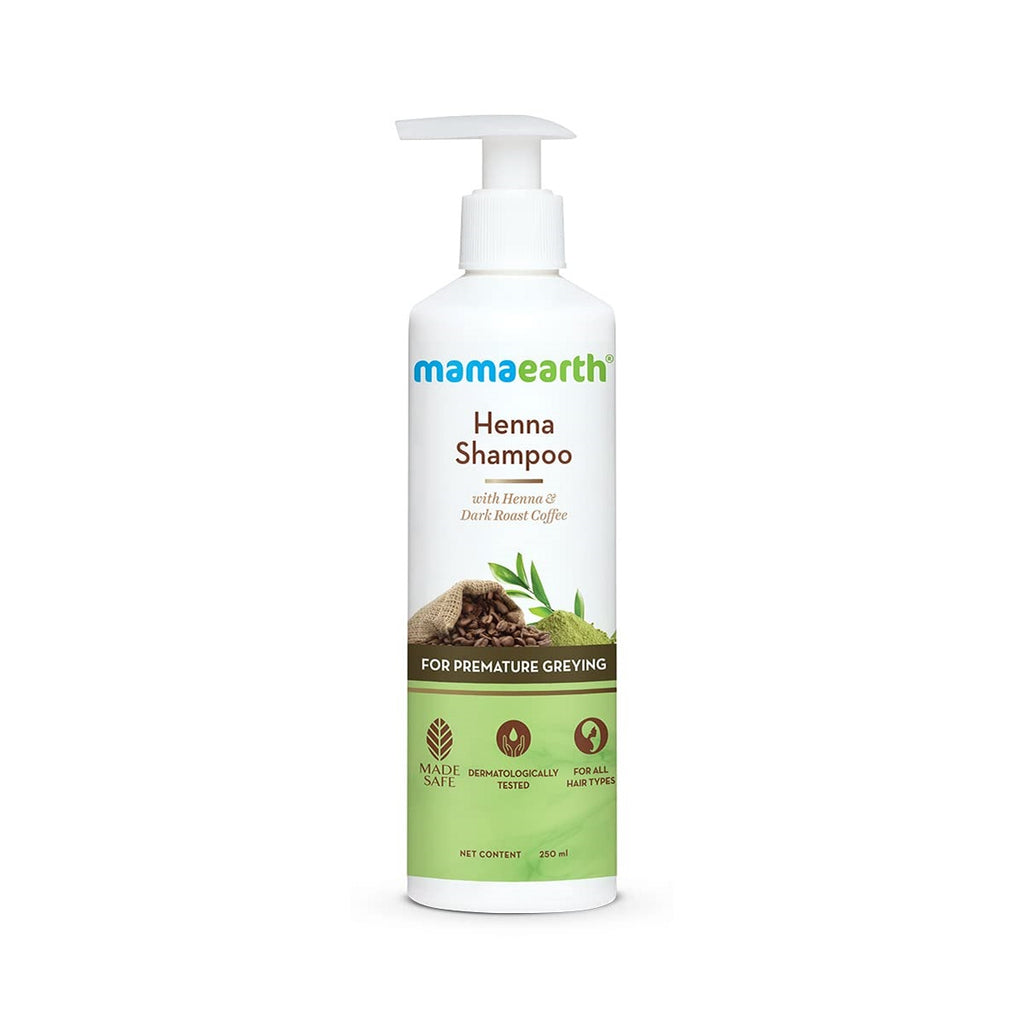 Mamaearth Henna Shampoo with Henna and Deep Roast Coffee 250ml
