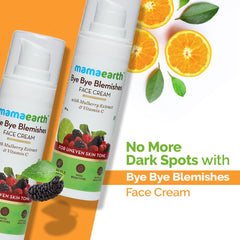 Mamaearth Bye Bye Blemishes Face Cream for Reducing Pigmentation and Blemishes with Mulberry Extract and Vitamin C 30g