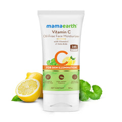 Mamaearth Vitamin C Oil-Free Moisturizer For Face with Vitamin C and Gotu Kola for Skin Illumination 50g