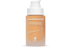 Mamaearth Glow Serum Foundation Color Almond Glow,Beige Glow,Crème Glow,Ivory Glow,Natural Glow,Nude Glow,Sand Glow & Warm Glow 30ml