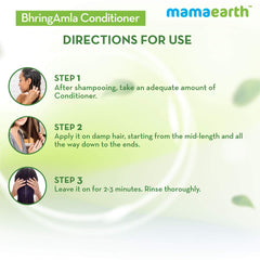 Mamaearth BhringAmla Conditioner with Bhringraj and Amla for Intense Hair Treatment 250ml