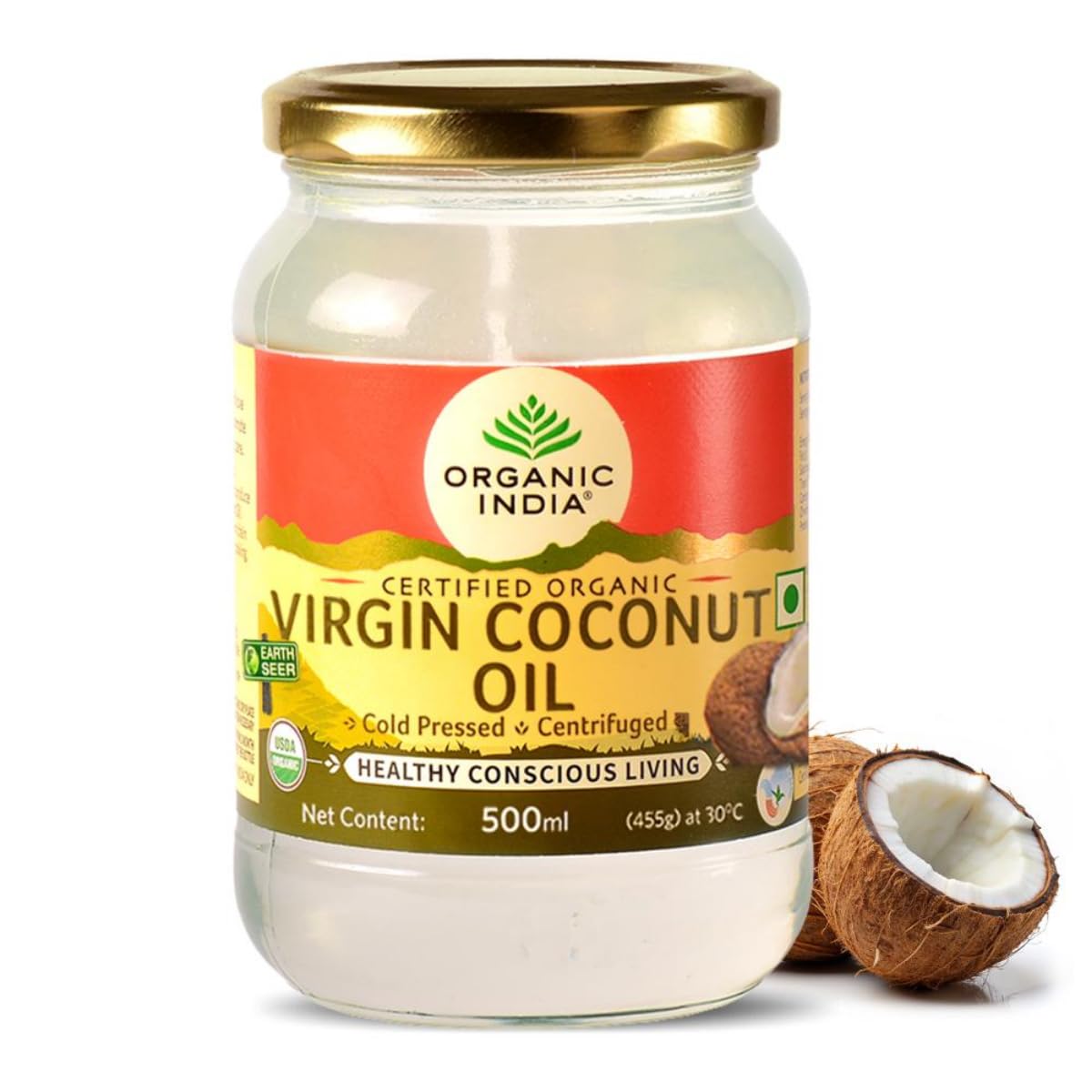 Organic India Coconut Oil Virgin 500ml