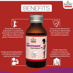 Sandu Ayurvedic Berb Enterone Paediatric Suspension Liquid