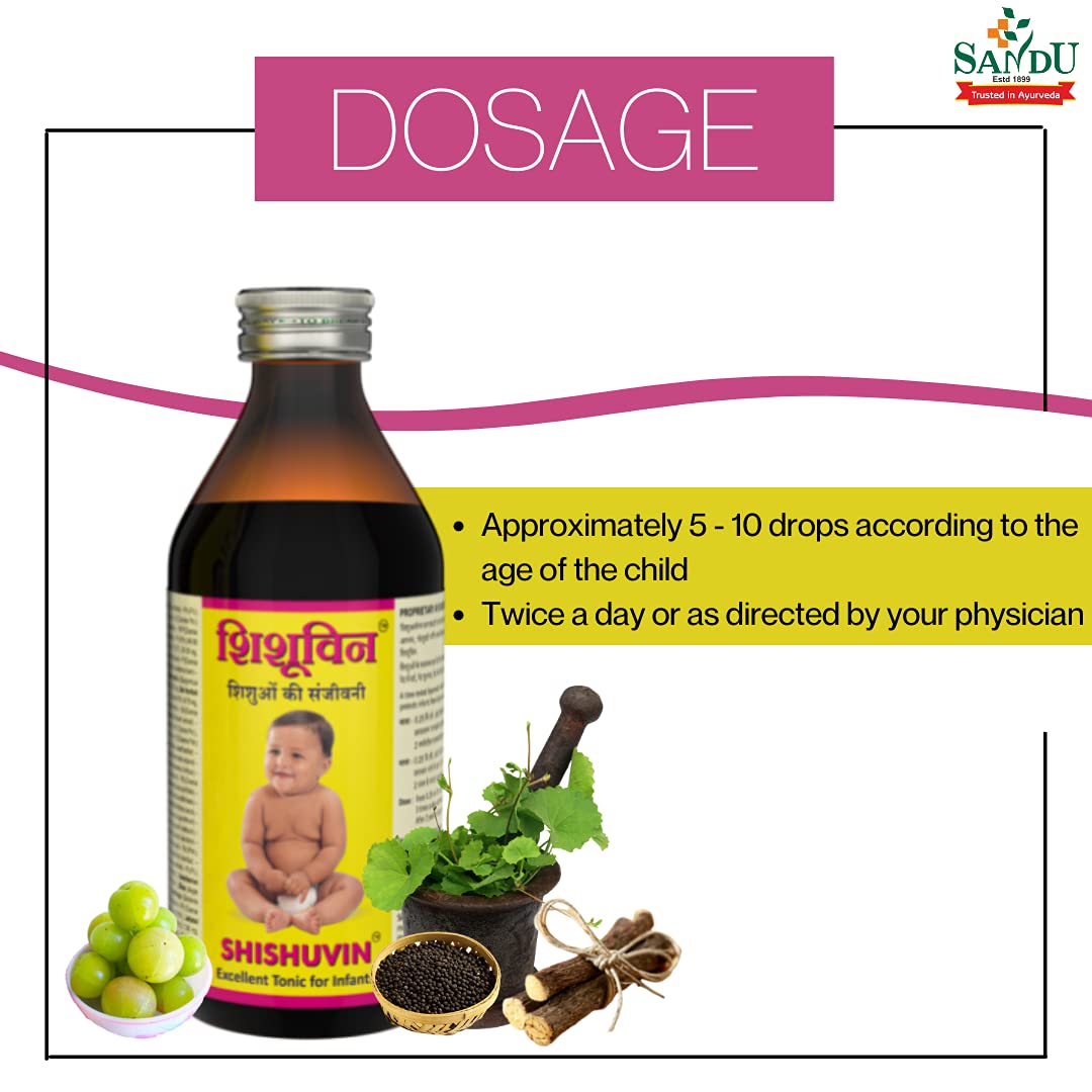 Sandu Ayurvedic Shishuvin Excellent Tonic Baby Care Health Liquid