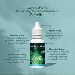 Divyasudha Gas Acidity Ayurvedic Natural Drop For Quick Relief From Gas Acidity Drops 15ml