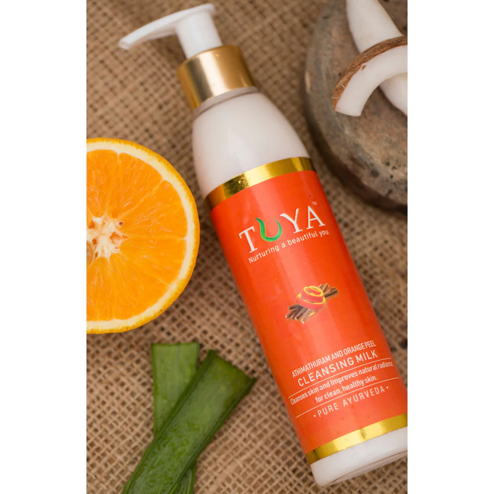 Tuya Cosmetics Athimathuram and Orange Peel Cleansing Milk