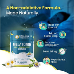 Гималайские органические вещества, мелатонин тагар + экстракт ромашки, жевательные конфеты, спят быстрее и дольше, формула, не вызывающая привыкания, успокаивающая поддержка сна (30 жевательных конфет)