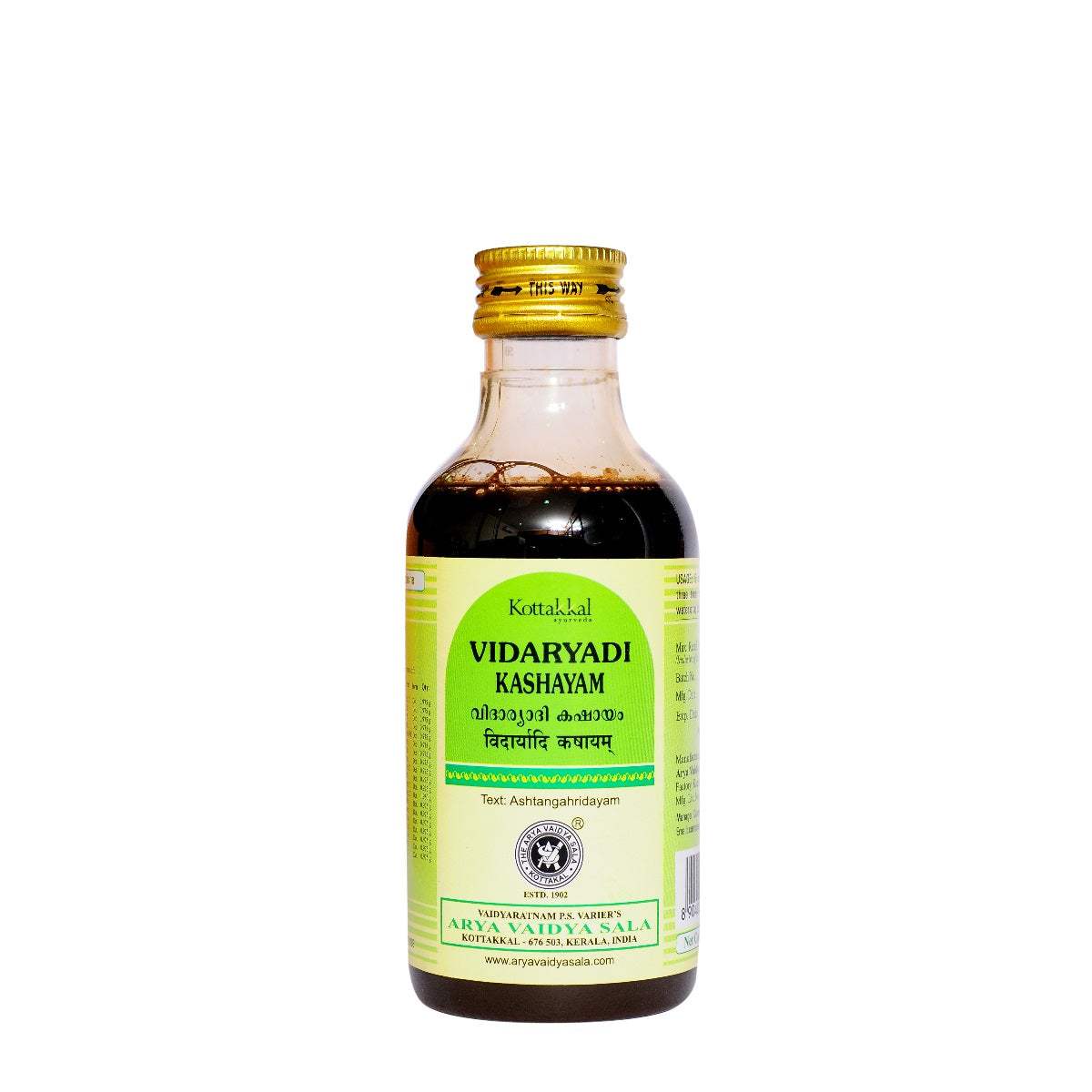 Kottakkal Ayurvedic Vidaryadi Kashayam Liquid 200ml