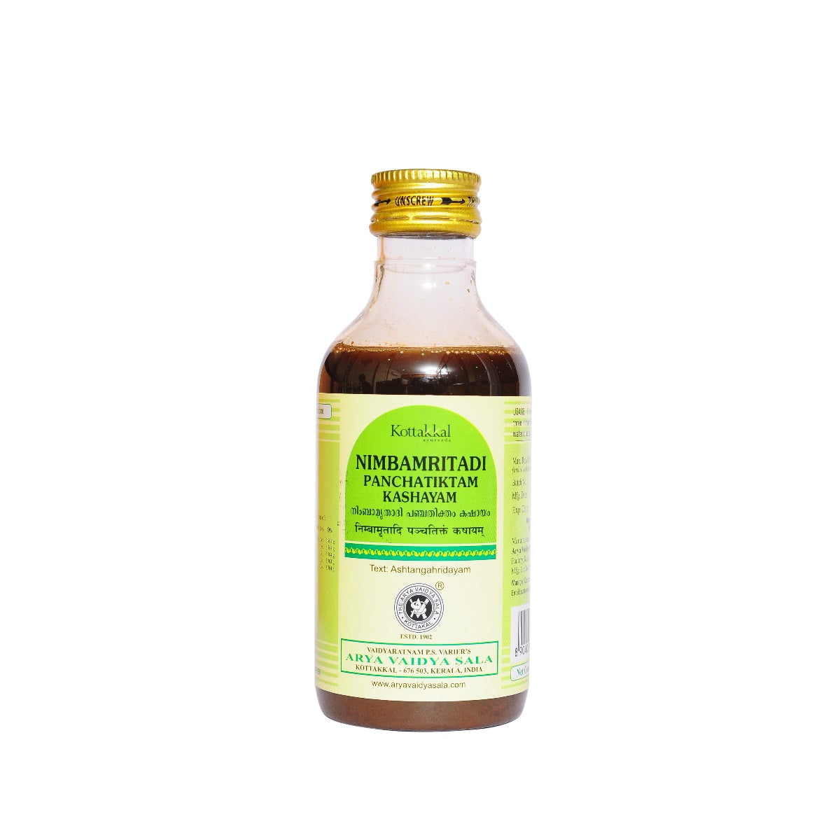 Kottakkal Ayurvedic Nimbamritadi Panchatiktam Kashayam Liquid 200ml