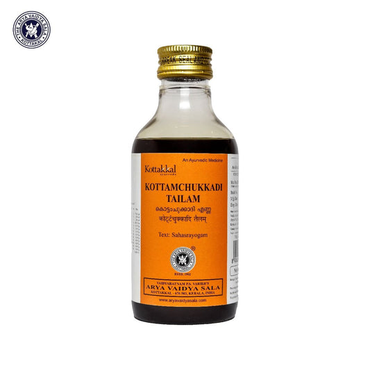 Kottakkal Ayurvedic Kottamchukkadi Tailam Oil 200ml