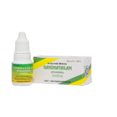 2 X Kottakkal Ayurvedic Gandha Tailam Oil Drops 10ml