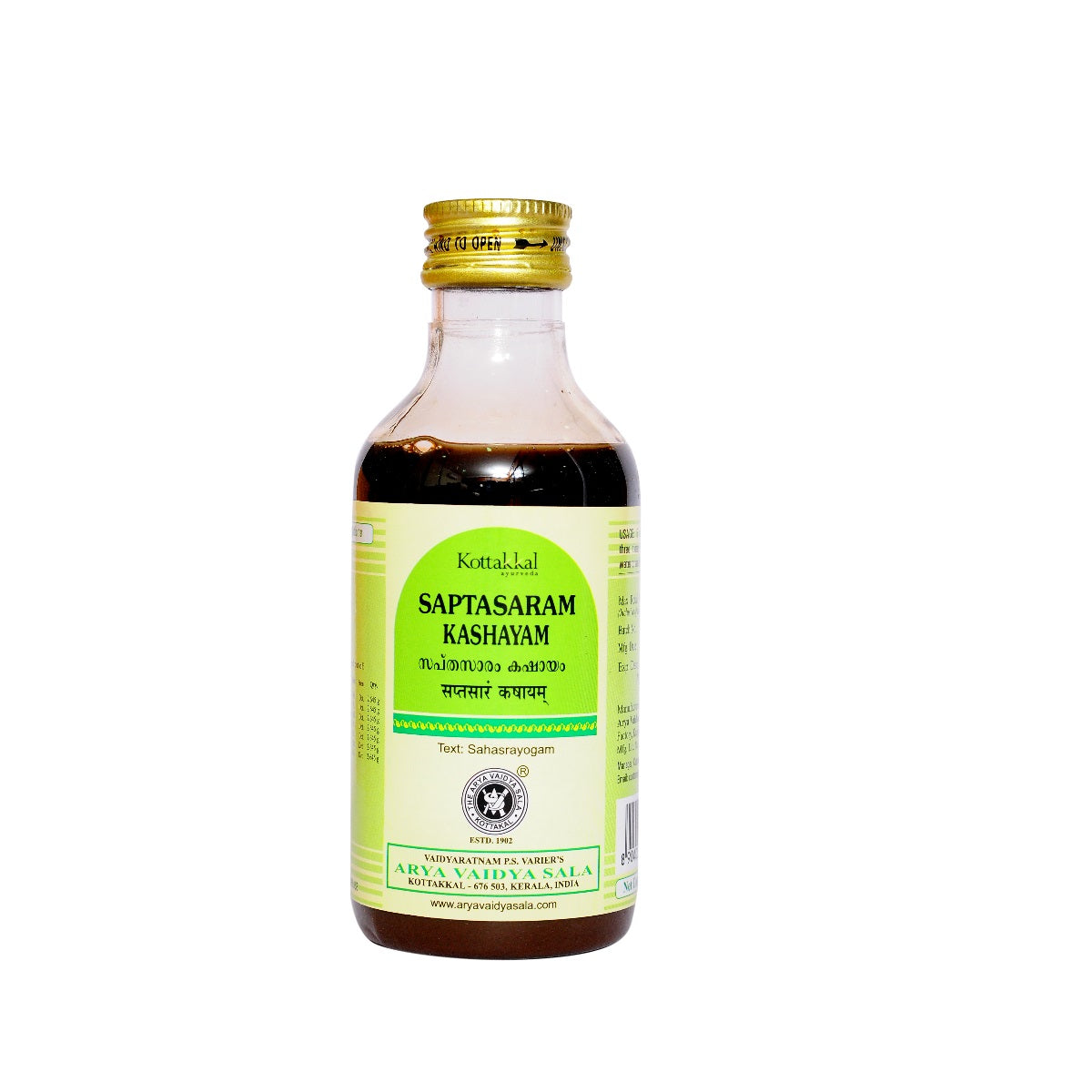 Kottakkal Ayurvedic Saptasaram Kashayam Liquid 200ml