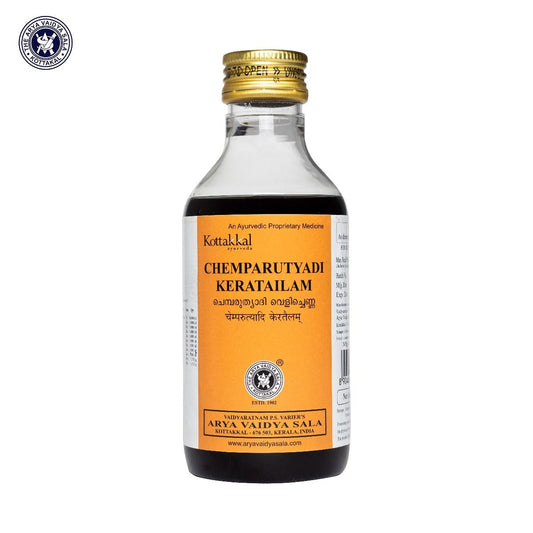 Kottakkal Ayurvedic Chemparuthyadi Kera Tailam Oil 200ml