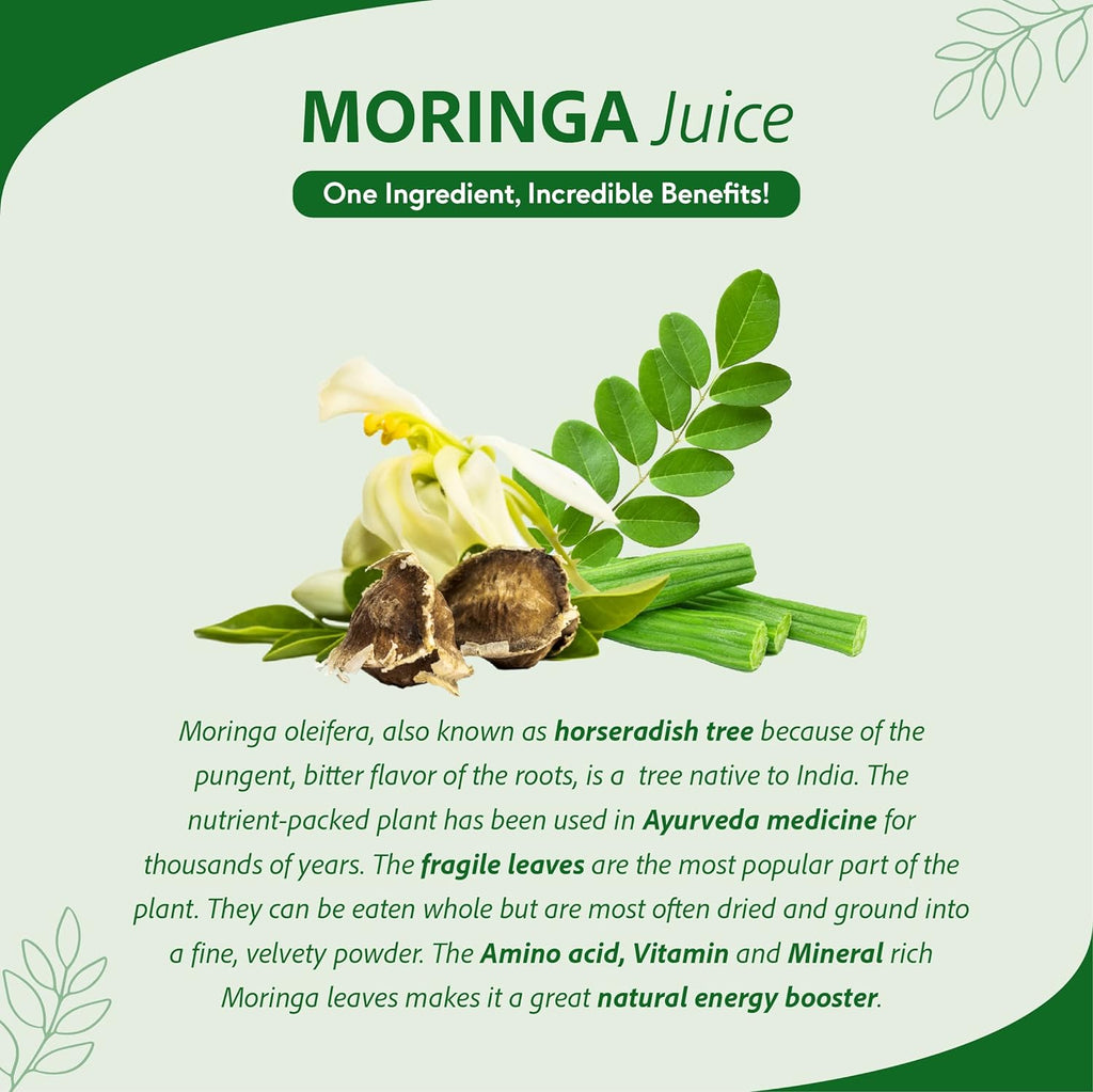 Sri Sri Tattva Ayurvedic Moringa Juice Powerhouse of Nutrients Liquid 1 Litre