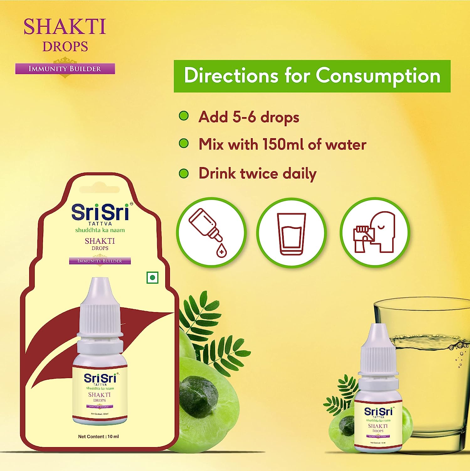 Sri Sri Tattva Ayurvedic Shakti Drops 10ml