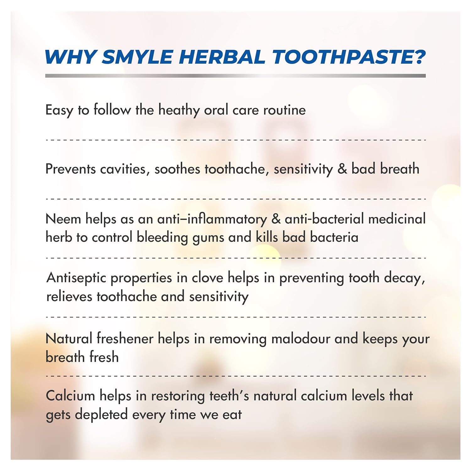 Smyle Kräuterzahnpasta 100g