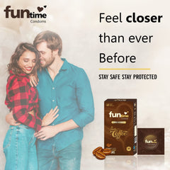 Leeford Funtime Rich Coffee Flavored Condom 10 Piece