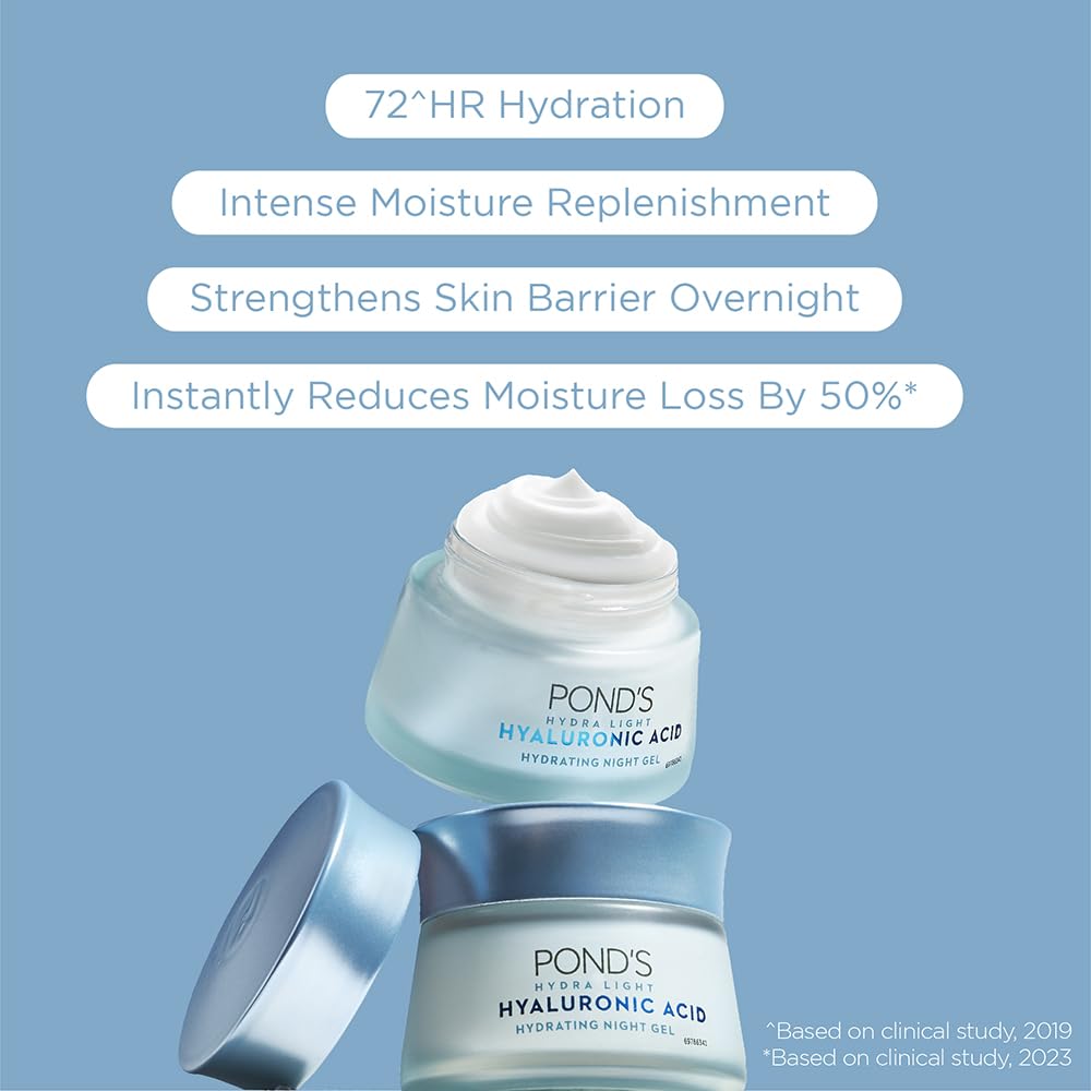 Pond's Hydra Light Hyaluronic Acid Hydrating Night Gel 50g