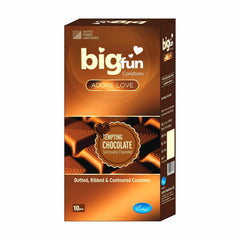 Leeford Bigfun Chocolate Flavored Condom 10 Piece