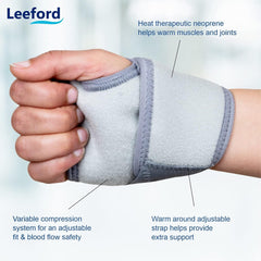 Leeford Wrist Brace Neoprene Universal Color Random