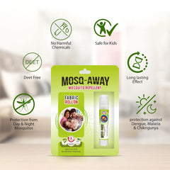 2 X Leeford Mosq Away Anti Mosquito Repellent Roll On 10ml