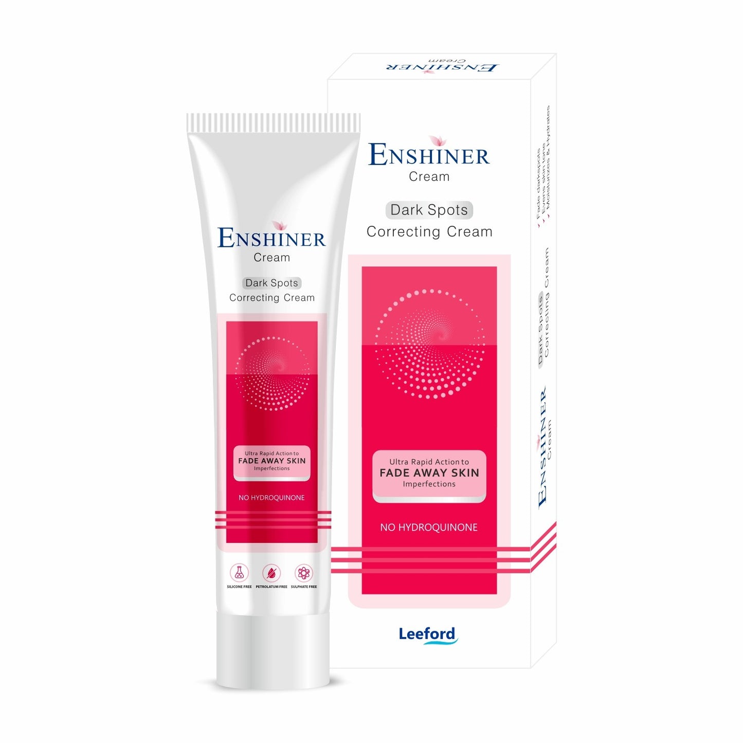 3 X Leeford Enshiner Kojic Acid And Vitamin C Cream 15g