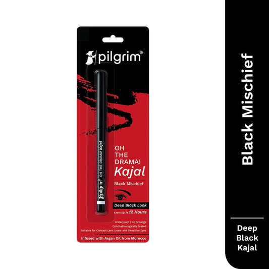 Pilgrim Cosmetics Oh The Drama! Kajal Black Mischief 0.35gm