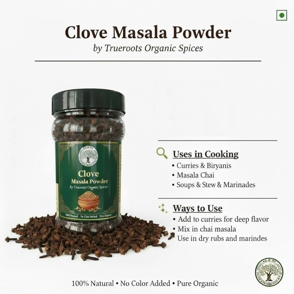 Trueroots Organic Clove Masala Powder 100g & 200g